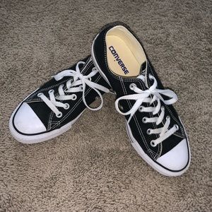 Black low top chucks!